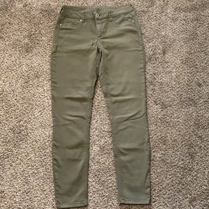 Green maurices skinny jeggings